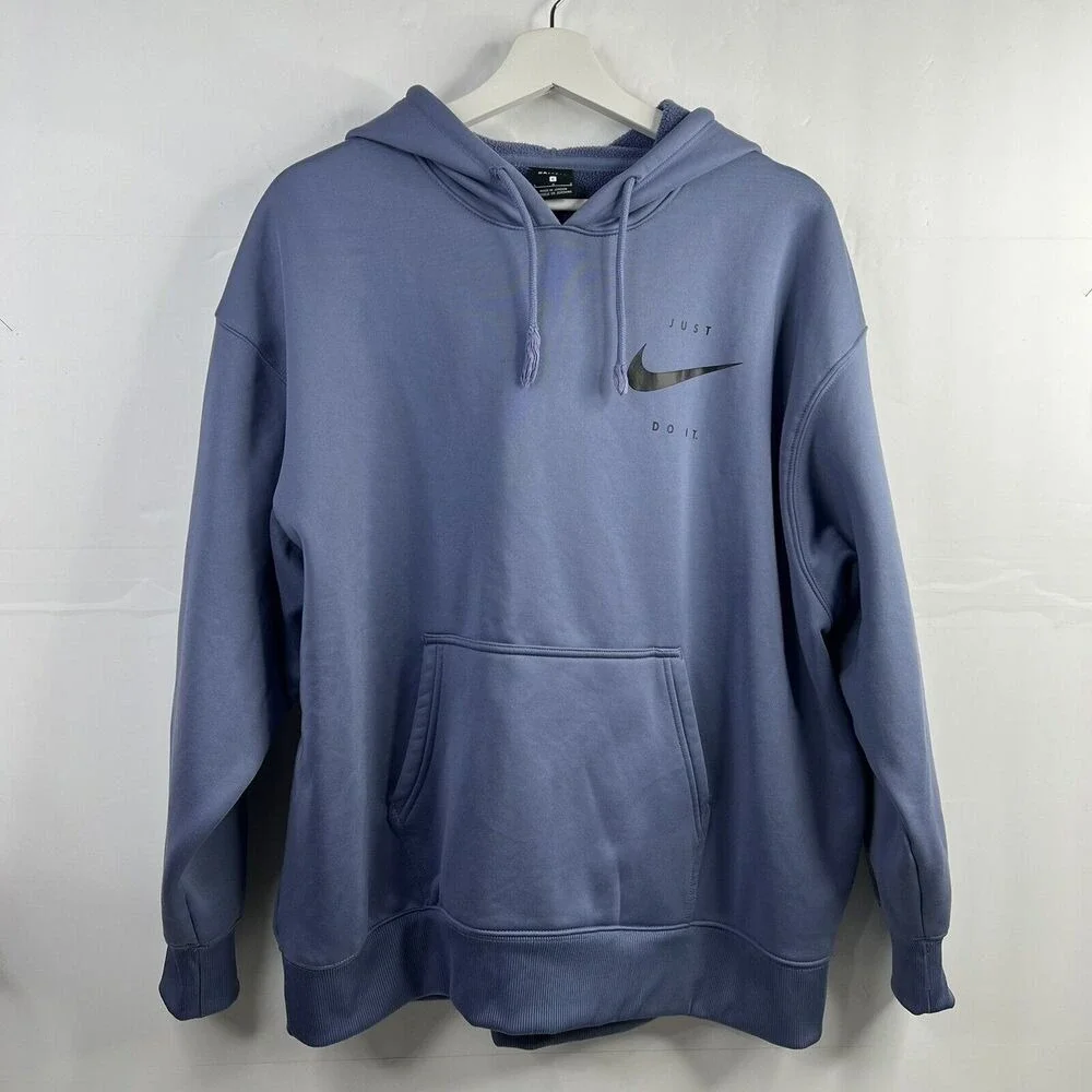 Nike Size L Sweatshirt Hoodie Sportswear Therma Oversized Pull‎ Over DA1452-482
